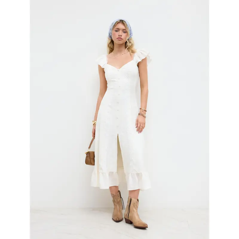 anthropologie sweetheart midi dress - TikTok Shop