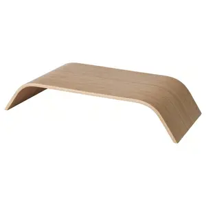 Monitor stand-stationary height, bamboo veneer