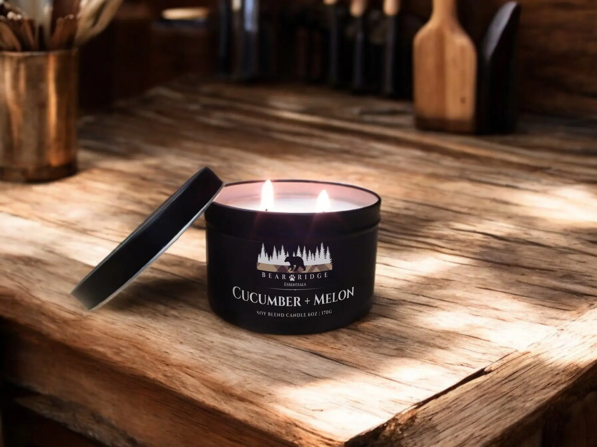 Cucumber + Melon 6 oz. Candle