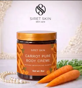 Siret Skin Body Cream Carrot 8 oz Grimel Plus, Siret Cosmetics - WorldcaShop USA Daily Set