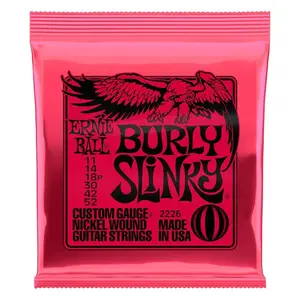 Burly Slinky Nickel Wound Electric Guitar strings 11-52