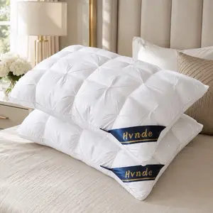 [Father’s Day Gift] Luxurious Hotel-Quality Pillows - Soft Down Alternative Fill for Side, Back, and Stomach Sleepers - All-Season Comfort and Flattening Resistance