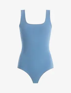 Do It All Denim™ Squareneck Bodysuit