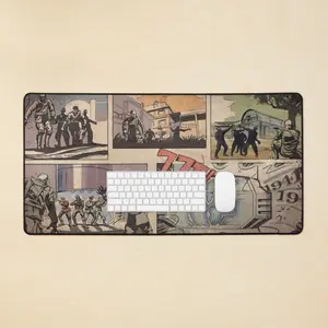 COD Zombies Kino Der Toten Loading Screen Mouse Pad, Gaming Keyboard Mouse Pad, Game, Anime, Desk Mat Gaming Gear for Work Game Office Home, Gift for Friends