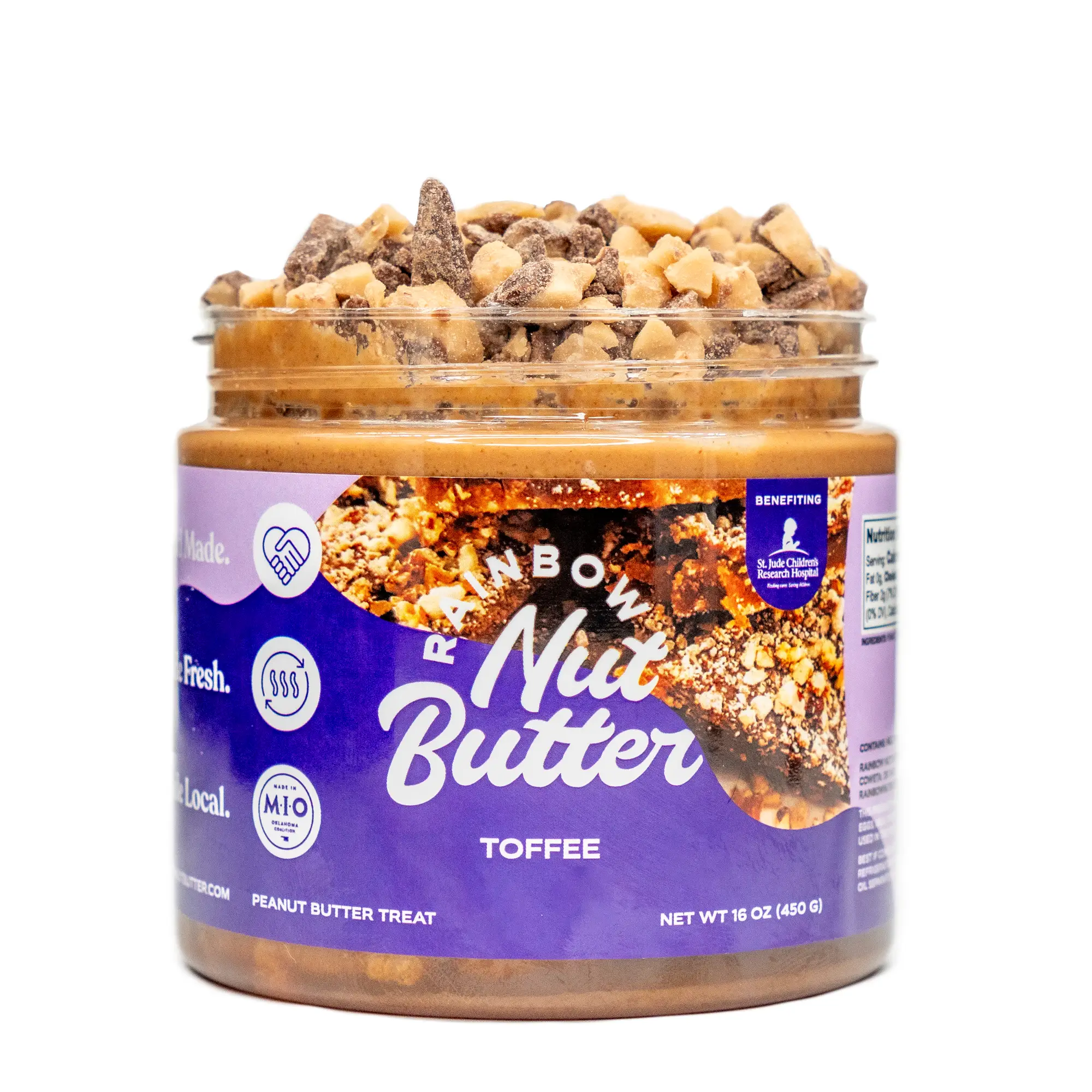 Toffee Caramel Peanut Butter Sweet Dip Flavor Toffee Pieces Dessert THIS ITEM WILL ARRIVE MELTED! ALL OF THE CHOCOLATE WILL MELT IN THE HEAT! PLEASE