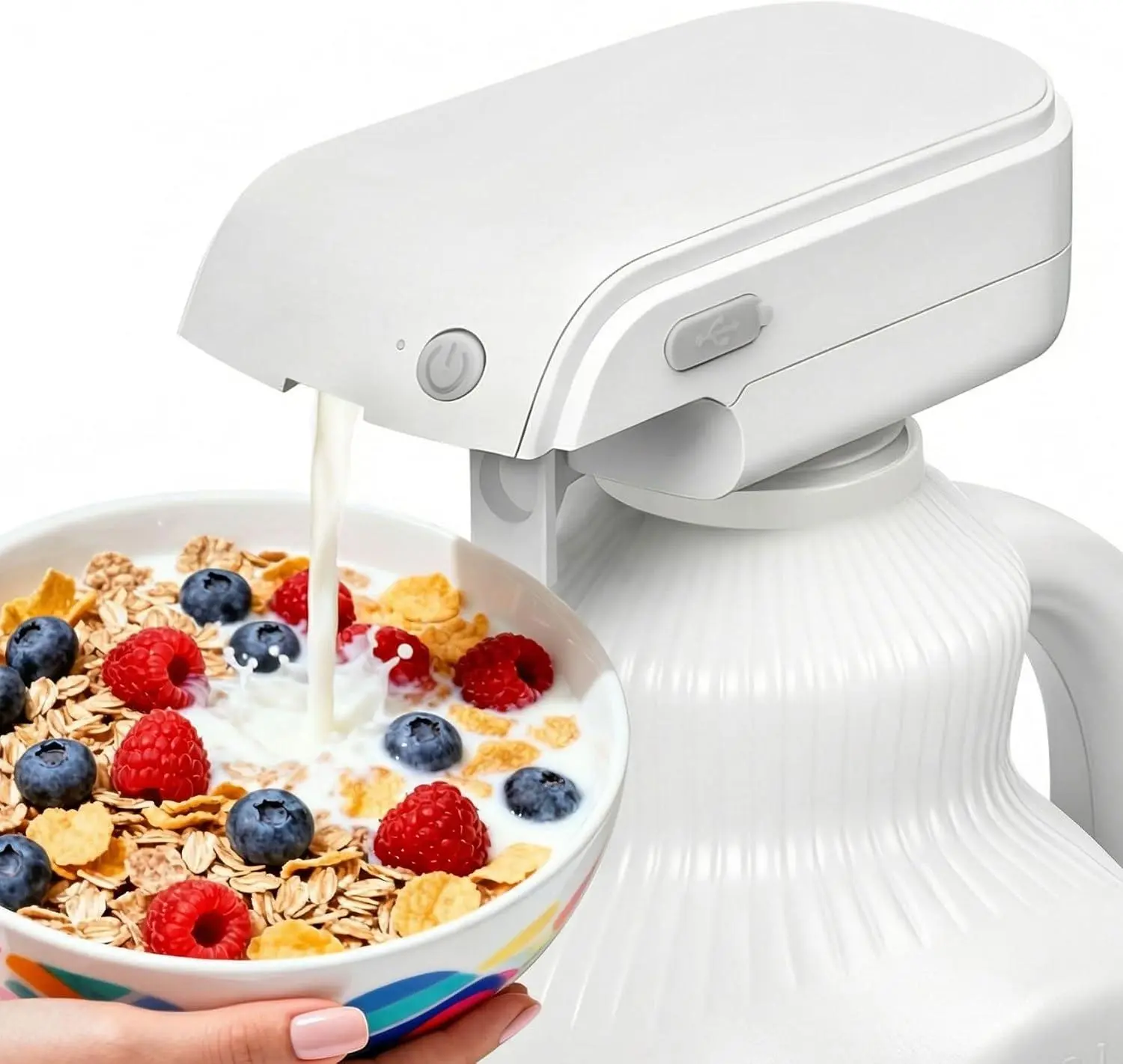 Hands-Free USB Rechargeable Automatic Drink Dispenser Water Juice Milk Tap LIVSGNISTA