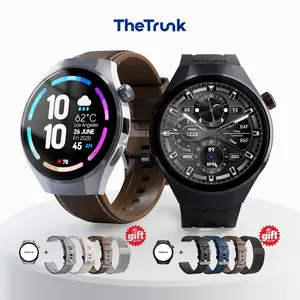 TheTrunk Smart Watch for Men Women, 4 Bands, Bluetooth Calling, 7-Day Battery, IP68 Waterproof Fitness Tracker, Heart Rate Sleep Monitor, UV Money Checker, iPhone Android Compatible, Gift for Daily Wear, Reloj Inteligente Deportivo
