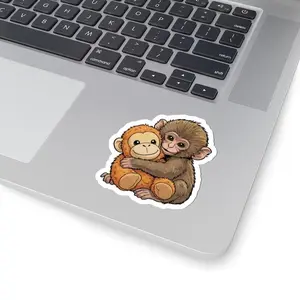Punch the Monkey Sticker, Viral Baby Monkey Decal, Anti Bullying Sticker