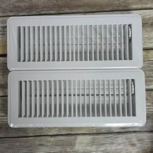 NIOB New 2 PCS White 4x12Inches Floor Vents