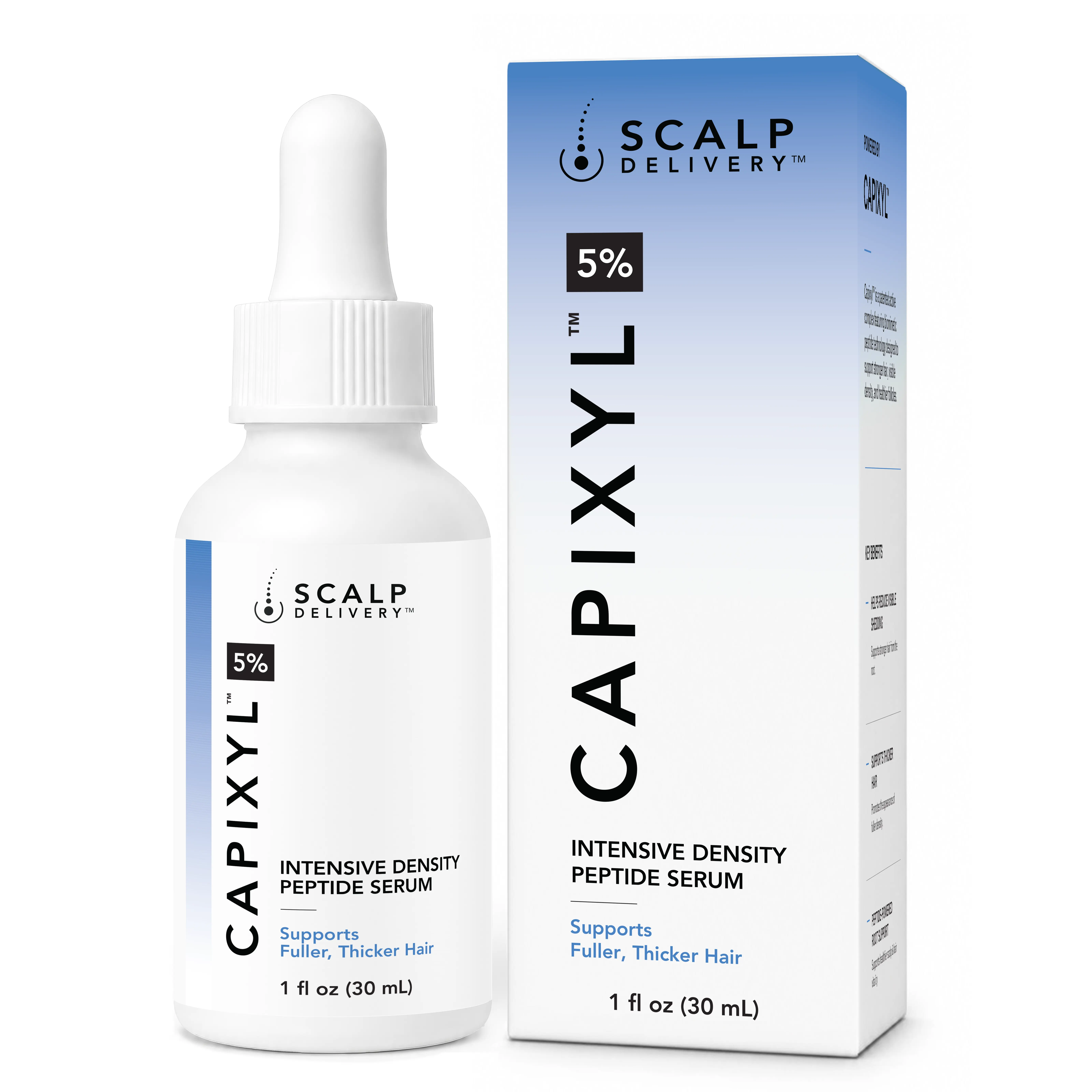 Scalp Delivery 5% Capixyl Multi-Peptide Hair Growth Serum - Vegan Formula for Thinning Hair & Scalp Health | DHT Blocking I Advanced Formula