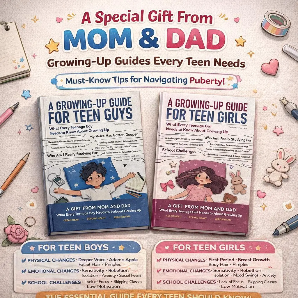 Bedtime Books for Boys and Girls | A Guide to Emotional Growth, Mental Wellness, and Healthy Puberty Development | A Must-Read for Growing Up