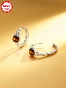 Women's Boho Tiger Eye Stone Earrings, Vintage Style Jewelry Gift for Women & Girls, Perfect Birthday Present Idea