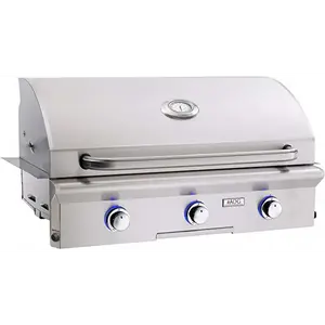 American Outdoor Grill 36 Inch Built-In Stainless Steel Gas Grill with Backlit Knobs