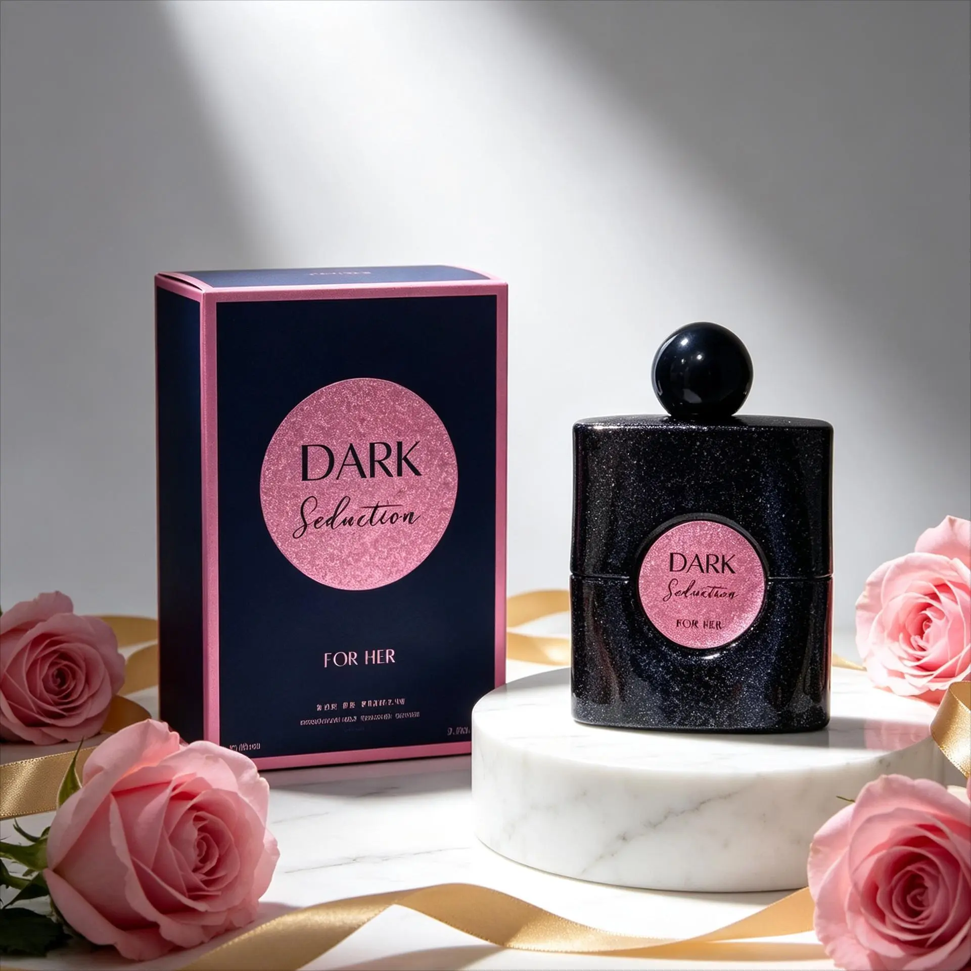 Dark Seduction Women's EDP Perfume - Floral Fruity, Seductive Elegant Flowers & Fruit-Flavored Bottle Fragrance, Summer Vibes Gift for Women, Bottle Women's Fragrance
