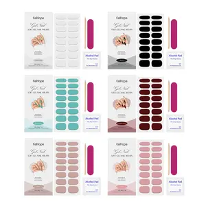 Eelhope Soft Gel Nail Patch Set Easy Nail Decoration Personalized Nail Gel Lasting Nail Gel