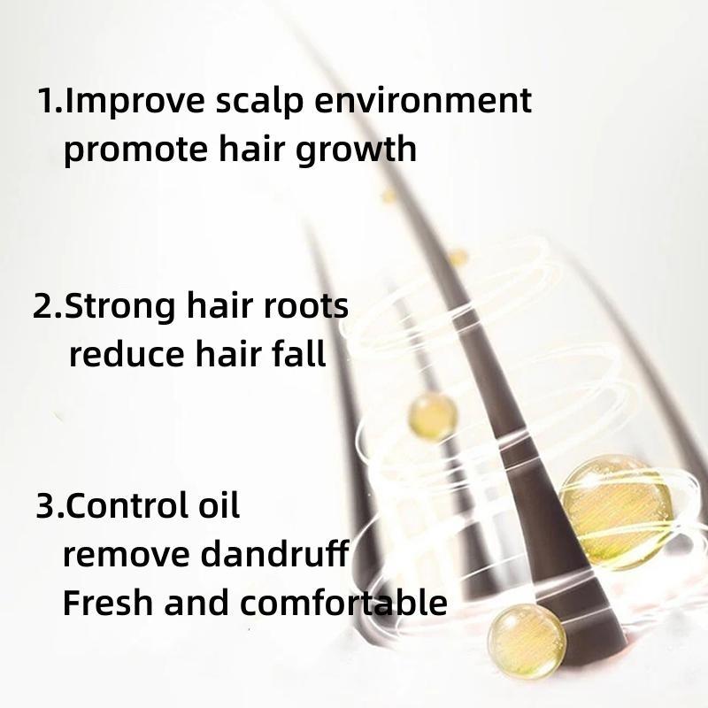 【Buy 1 Get 1 Free】Anti-Hair Fall Hair Loss Treatment Shampoo Oil Control Anti dandruff Haircare Ginseng Ginger Help Hair Growth Jojoba Oat Repair Reduce Hair Loss Scalp Cleanser Conditioner300ML