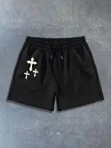 Men's Summer Thin Fashion Print Loose Casual Gym Shorts, Comfortable and Stylish, Perfect for Daily Wear and Outdoor Activities, Athleisure Casual Shorts, Athletic Shorts