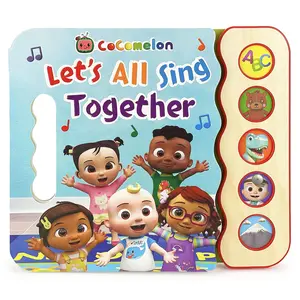 Cocomelon Let's All Sing Together 5-Button Song Book: Sing and Read Toy Book with JJ and Friends Board book – Sound Book