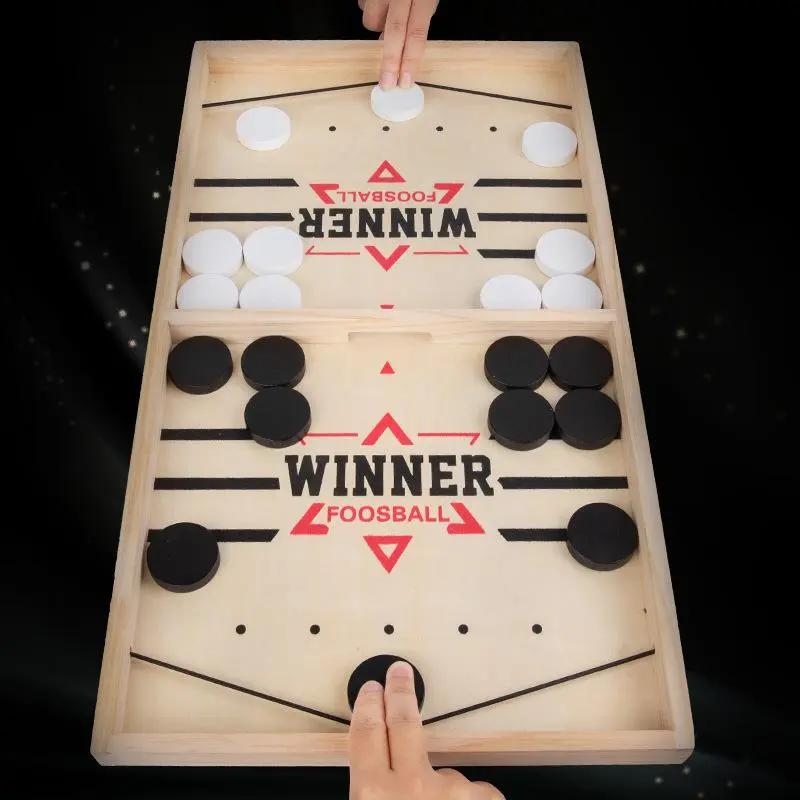 Ejection Chess Desktop Wooden Two-Player Battle Parent-Child Interactive Toy Children's Educational Board Game