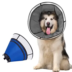The store upgrade in progress, sales temporarily suspended！！OneTigris Adjustable Dog Recovery Cone, Soft Dog Collar for Large Dogs After Surgery, Alternative to Elizabethan E-Collars, Prevents Licking & Biting