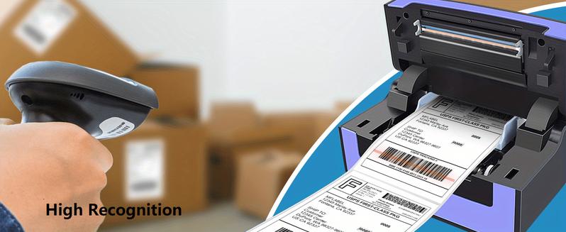 350/500pcss/Roll, 4"x6" Direct Thermal Shipping Label Compatible With Rollo, Brother, Zebra And Most Thermal Printer Perforated Postage Label Paper For MUNBYN, DYMO, JADENS