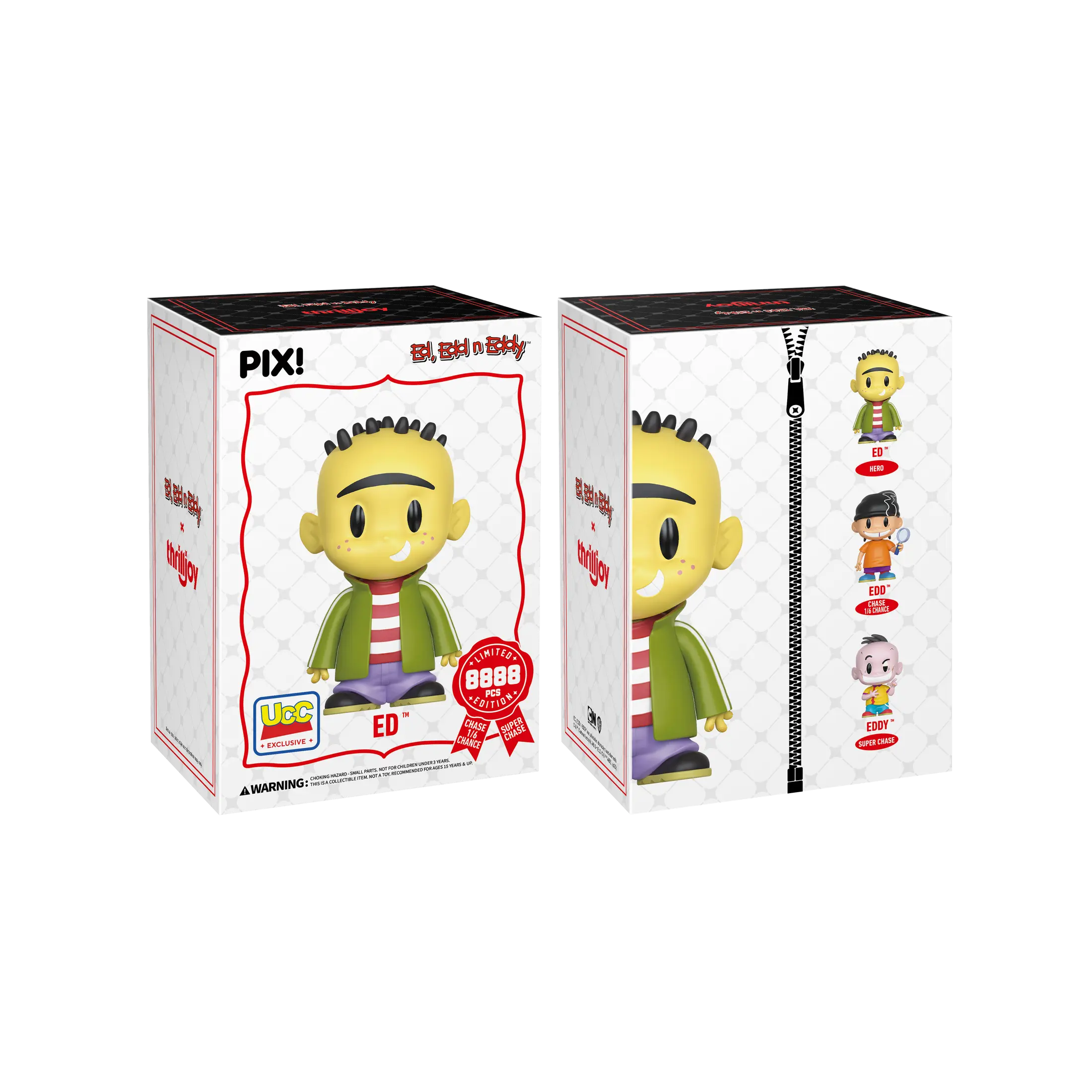 断*中様 thehighlights ノベルティ POP UP メタリック エコ Thrilljoy PIX! Ed, Edd, N' Eddy Ed (UCC Exclusive) LE 8888