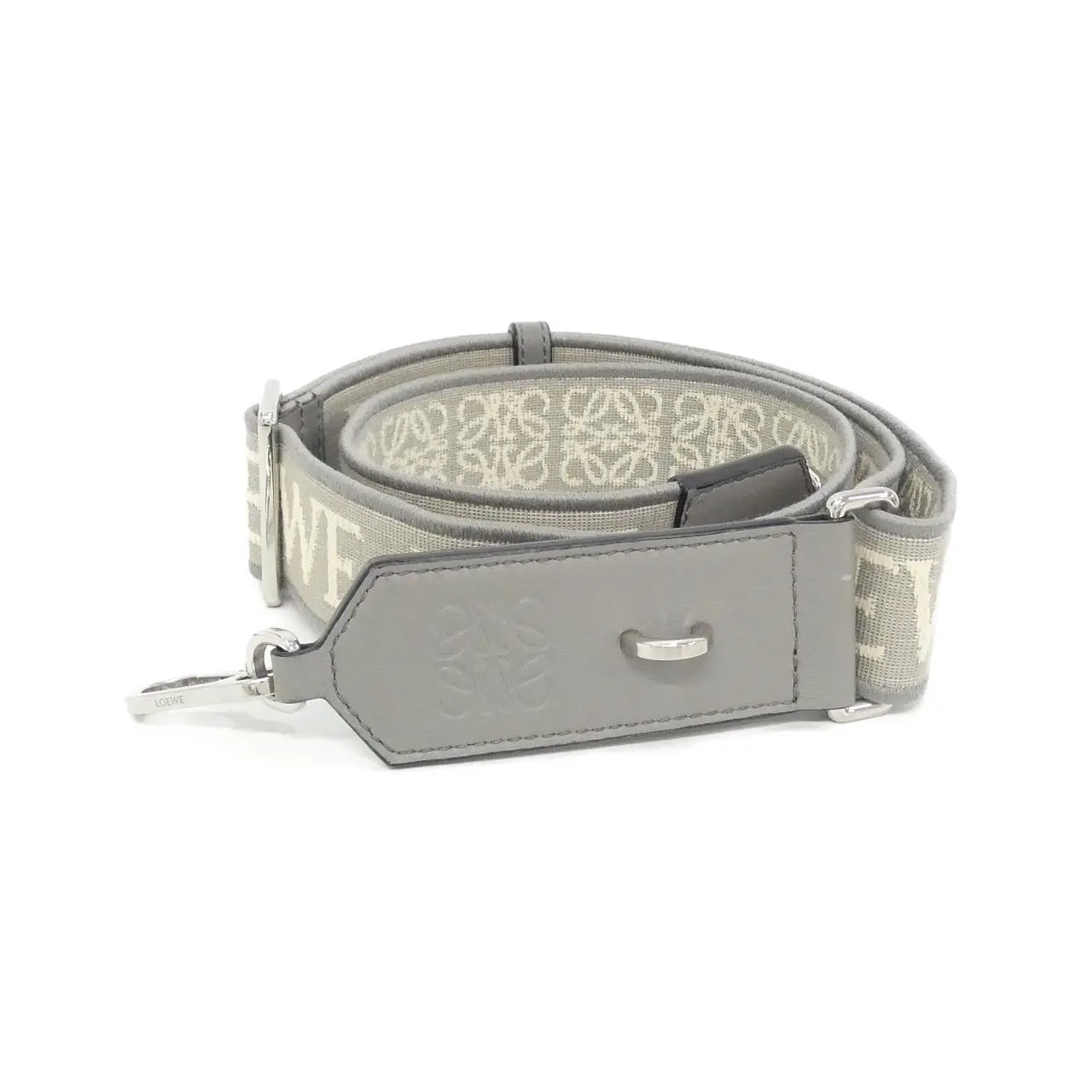 Pre-owned Loewe Calfskin Small Leather Goods Canvas Calf Accessory