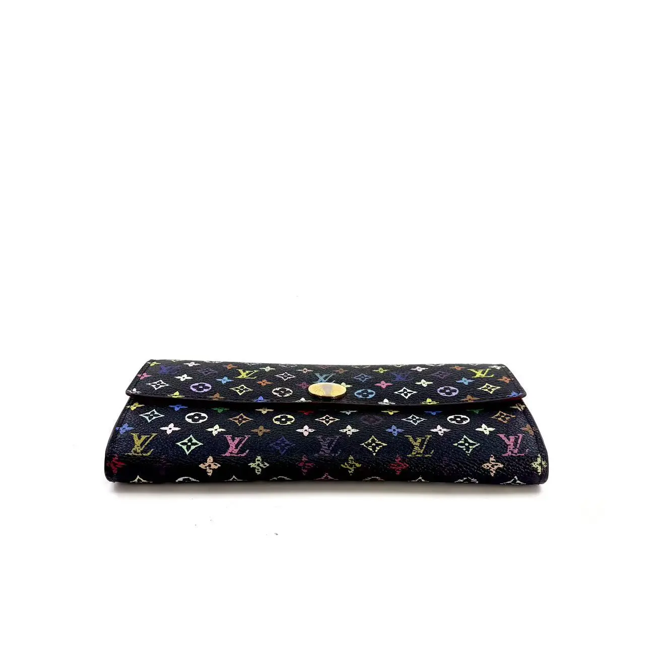 Pre-owned Louis Vuitton Canvas Small leather goods Vintage 2009 Sarah Wallet JV0075 NO2