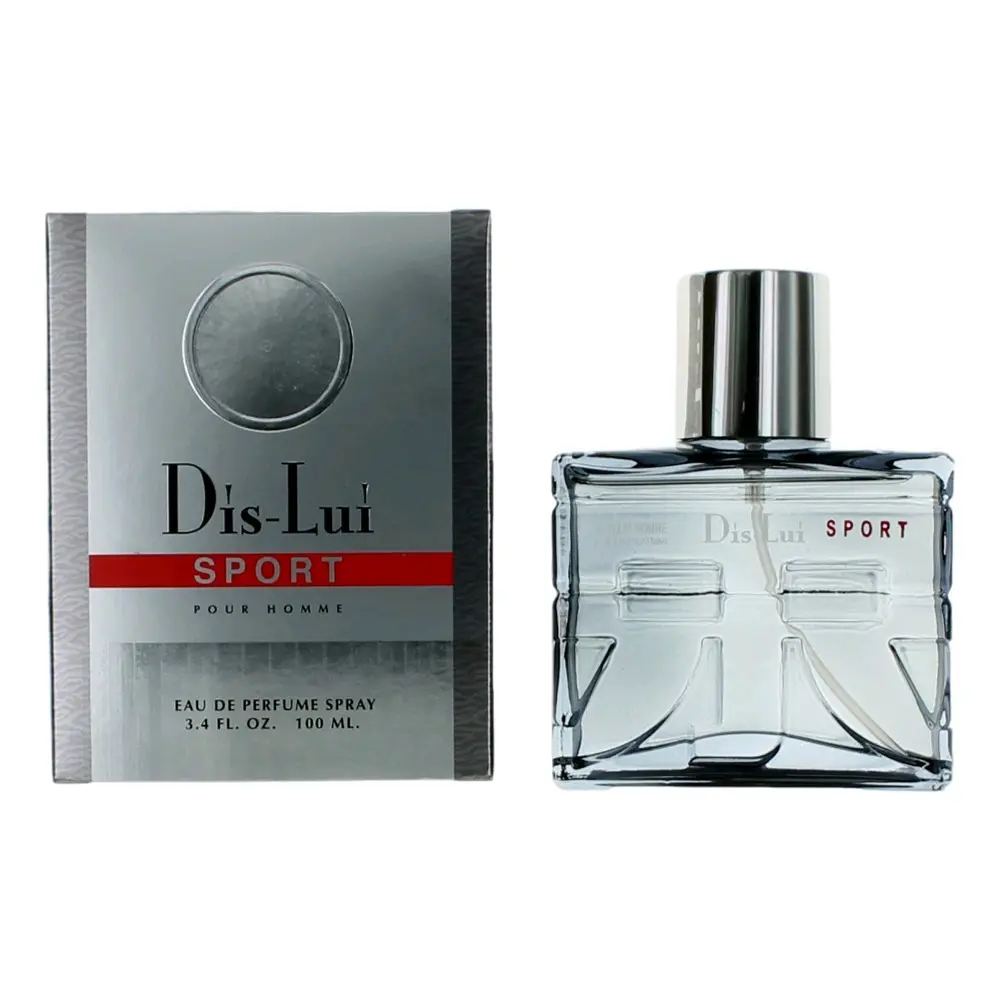 Dis-Lui Sport by YZY Minimalist Sports Perfume for Men, 3.4 oz (100ml) EDP Spray with Modern Aroma