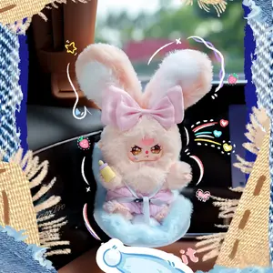 US  Baby Three - Vehicle mounted baby series Mystery Boxes Bag Pendant Bunny Plush Dolls Soft Collectibles Hidden Style 1/96+Surprise Styles 1/96