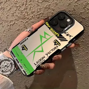 Cyberpunk Style Patterned Phone Case Suitable for Iphone 16, 15, 14, 13, 12, 11 Pro Max, X, XR, XS Max, 8, 7 Plus, Featuring a Matte Anti-Drop Back Cover.
