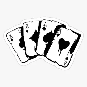 Poker Aces Sticker TH0