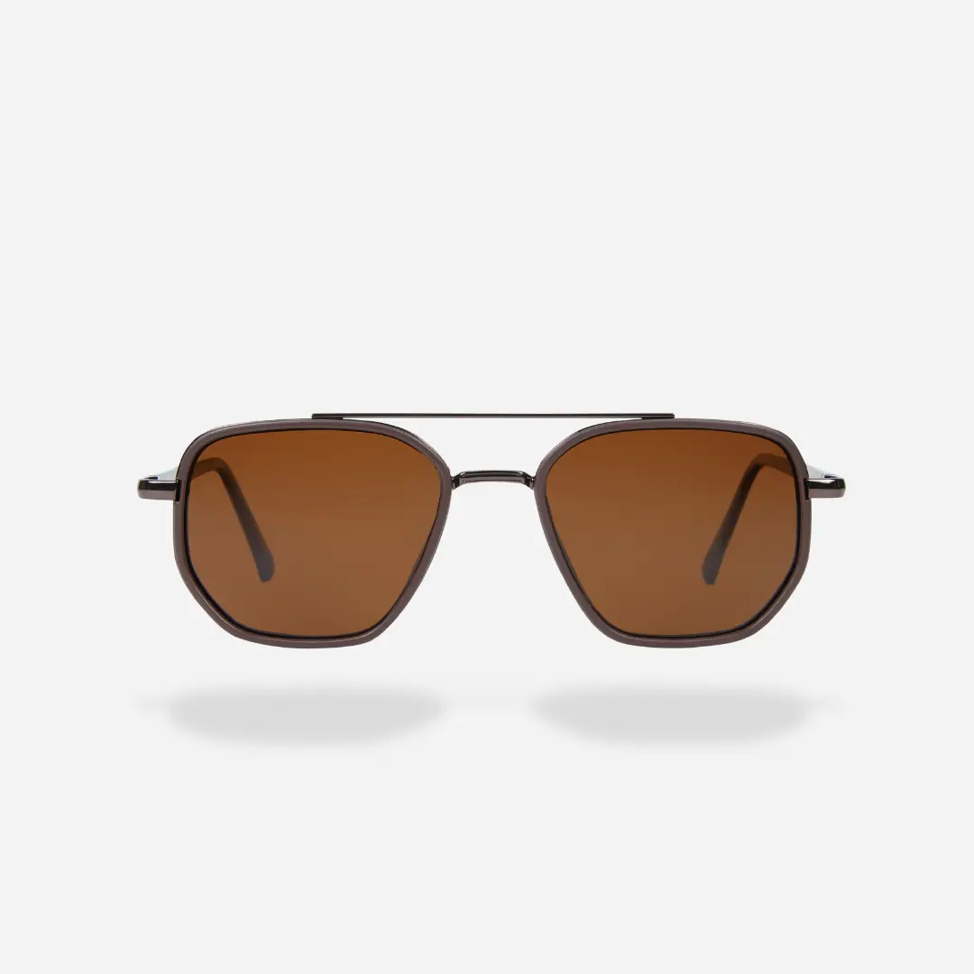 Glass Theory Polarized Aviator Sunglasses for Women and Men-UV400 Protection-Lightweight Metal Frame-Trendy Aviator Shades