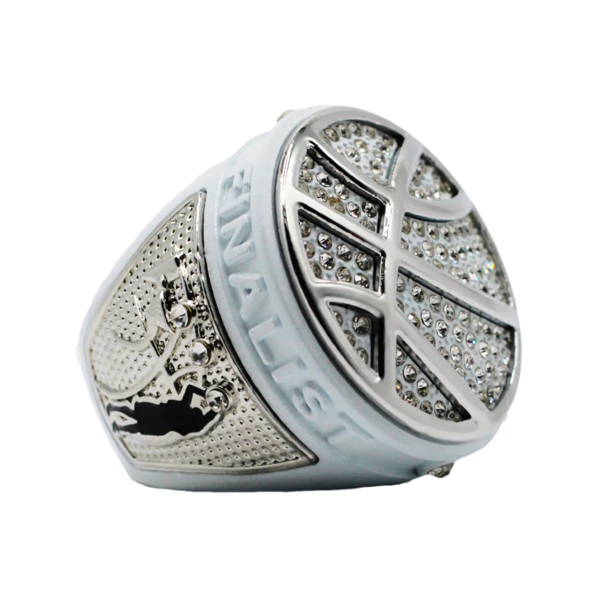 Basketball2 White Finalist Ring