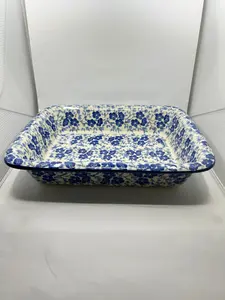 Baker ~ Rectangular w/Rim ~ Lasagna ~ 11.25 x 13.75 inch ~ 3428X ~ T4*