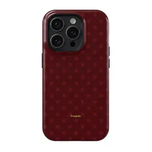 RED WINE |   for iPhone 17 Pro Max, 16 15 14 13 12 11 Series |   Aesthetic Polka Dot Phone Case |   Gradient Phone Case |   Trendy 2025 Phone Case |   Shockproof Protection |   Gift for Teen Girls
