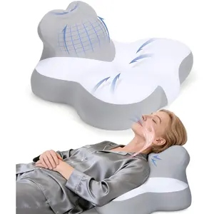 Bed Wedge Pillow for Headboard, 2026 Upgraded 2nd-Gen 10 Inch Memory Foam Wedge for Sleeping Apnea, Acid Reflux, Snoring & Back Pain Relief, Cervical Neck Ergonomic Pillow for Couch or Floor