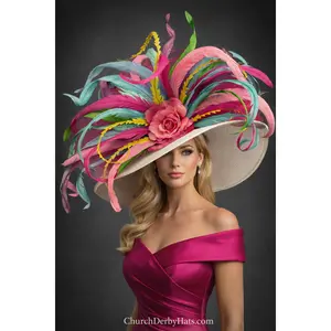 White Rainbow - Kentucky Derby Hat