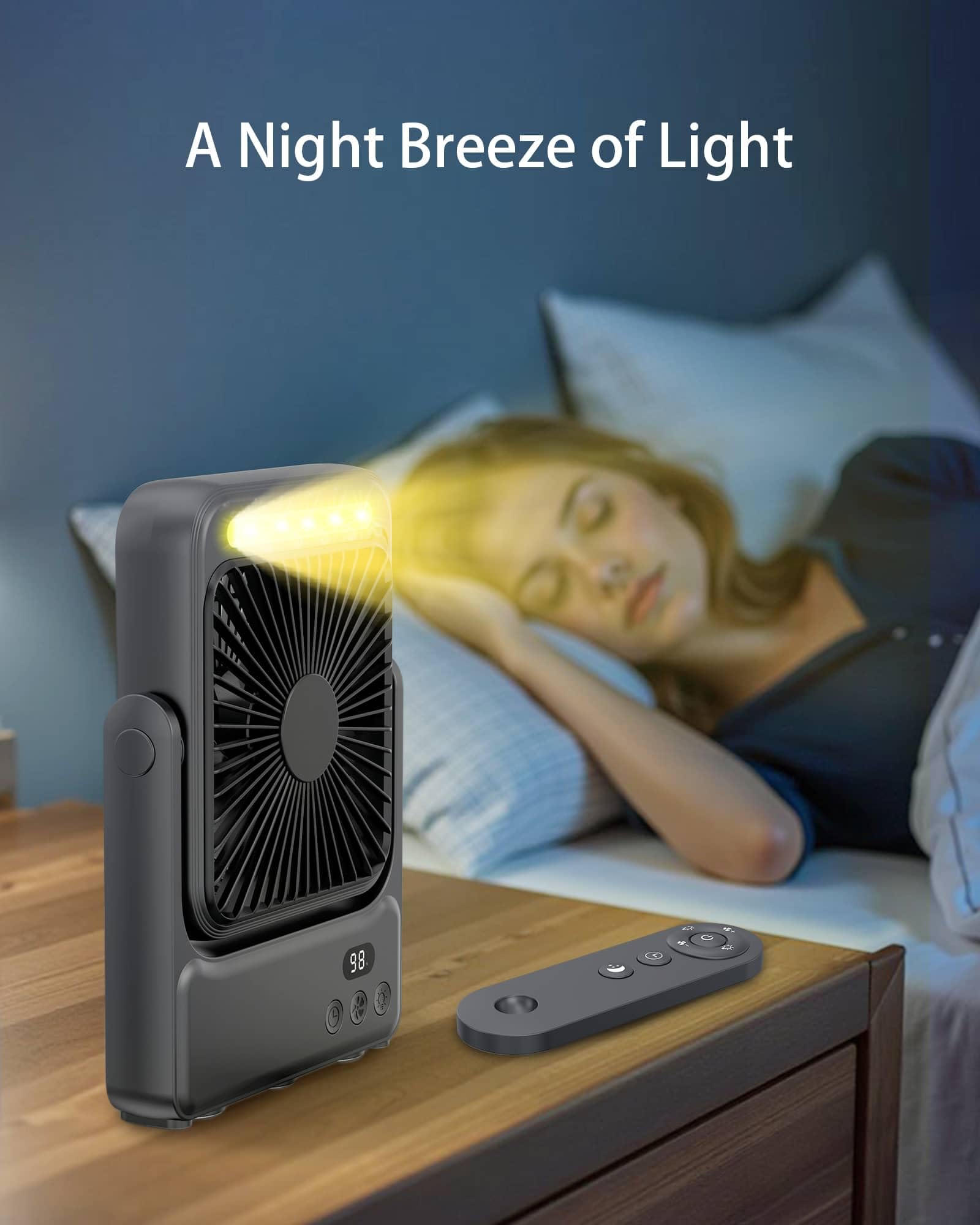 10000mAh Magnetic Ceiling Fan with Light, Rechargeable Hanging Fan with Remote Control, Up to 20H Runtime, Portable Fan for RV Camper Tent Bedroom, Timer & Battery Display 10000mAh Magnetic Ceiling Fan with Light, Rechargeable Hanging Fan with Remote Control, Up to 20H Runtime, Portable Fan for RV Camper Tent Bedroom, Timer & Battery Display