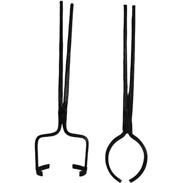 4KG-8Kg Crucible Tongs Set for Melting Metal, Foundry Casting Tools Lifting and Pouring Tongs - 19inches