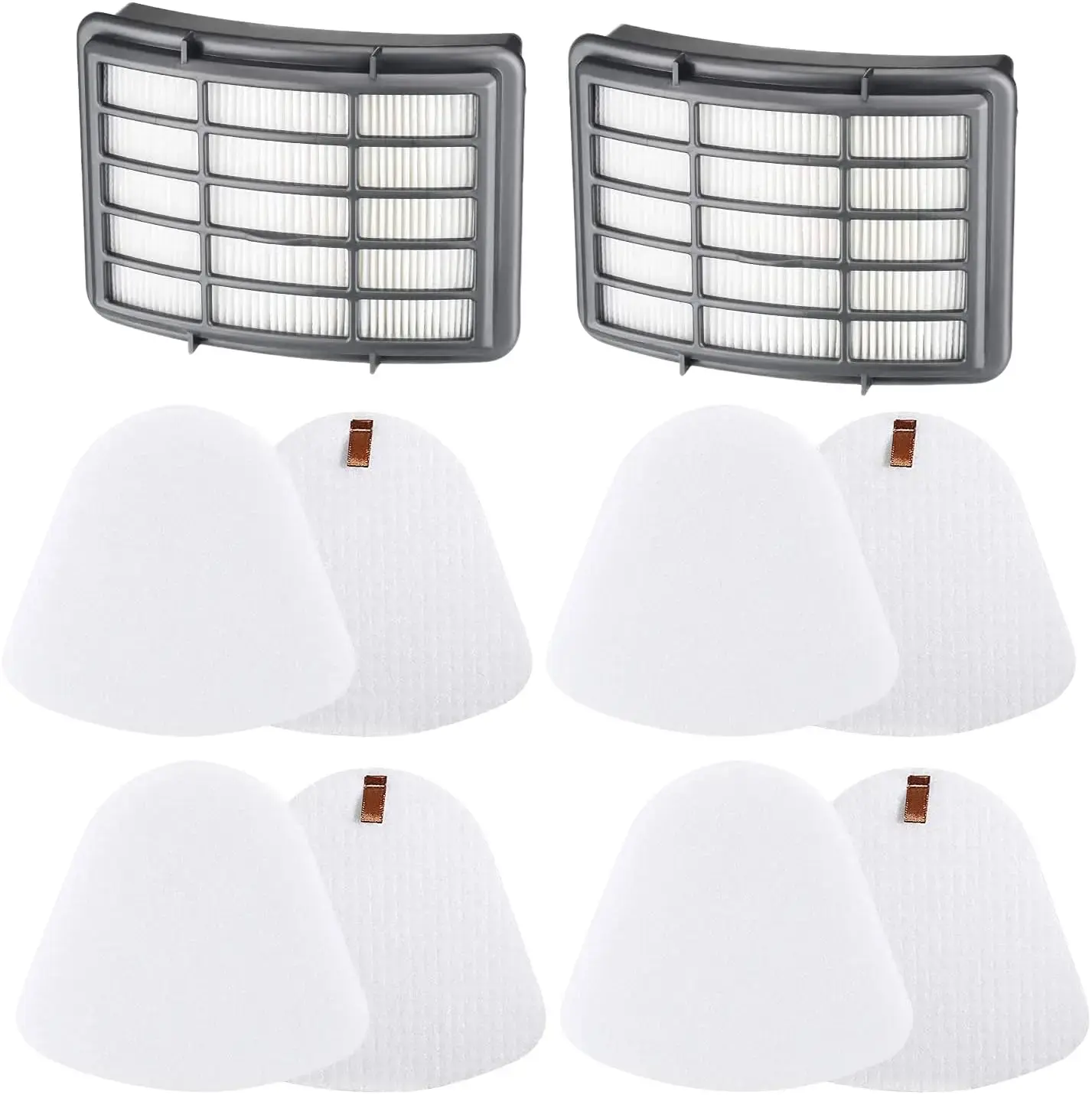4+2 Filter Kit for Shark Navigator Lift-Away NV350 NV351 NV352 NV355 NV356 NV360 NV370 NV357 NV391 NVLFT199 UV440 UV490CCO UV540 4 Foam + 4 Felt + 2 Hepa. Compare to XFF350 XHF350