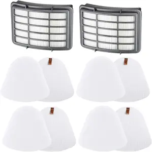 4+2 Filter Kit for Shark Navigator Lift-Away NV350 NV351 NV352 NV355 NV356 NV360 NV370 NV357 NV391 NVLFT199 UV440 UV490CCO UV540 4 Foam + 4 Felt + 2 Hepa. Compare to XFF350 XHF350