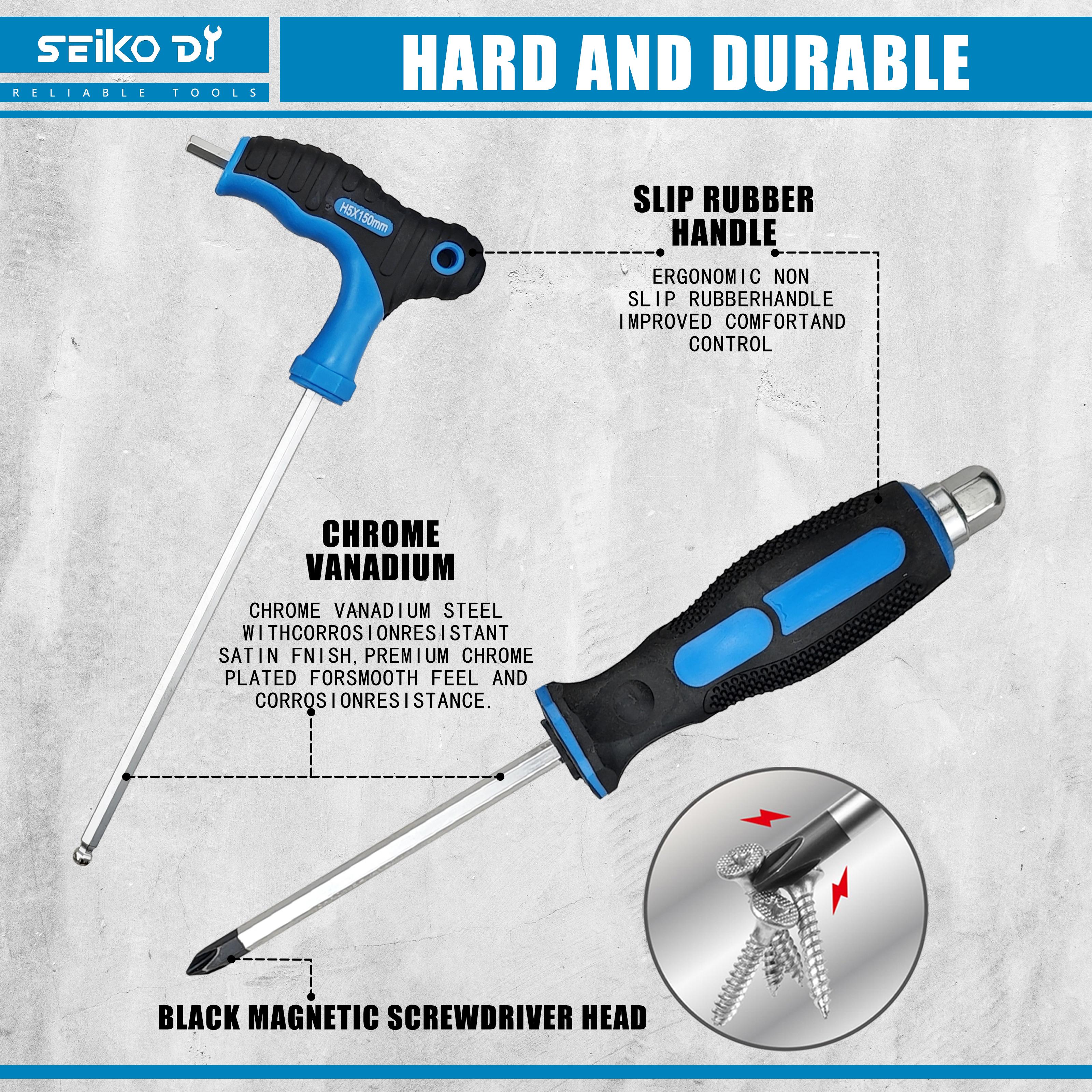Hexagonal screwdriver set