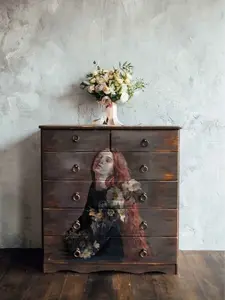 Redesign With Prima A1 Decoupage Fiber - Serene Thought - 1 sheet, A1 size 655350660956