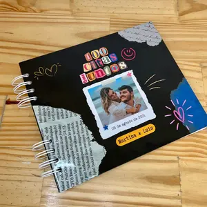 100 Citas: Perfect Dates for Partners, 2 Photos/Date, Personalized Mug Set, Hardcover, 8.5 x 7in outdoorfun