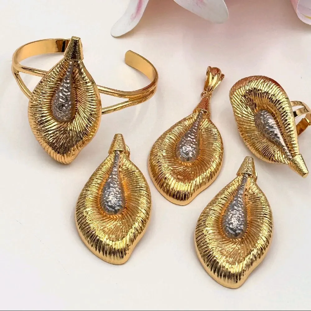 earrings, bracelet, ring  and pendent