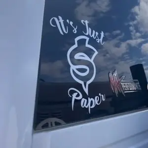It’s just paper decal