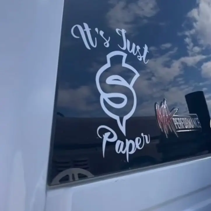 It’s just paper decal