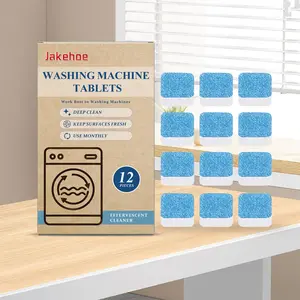 Washing Machine Cleaning Tablets, Daily Use Washer Detergent Sheets, Effective Stain Removal & Odor Elimination, Essential Laundry Care, Cleaning Products