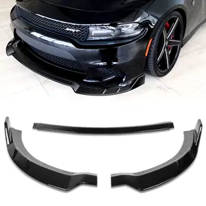 RA-Style Front Bumper Lip Body Kit Spoiler Compatible with 2015 - 2023 Dodge Charger Bumper ( Do Not Fit SXT Models )